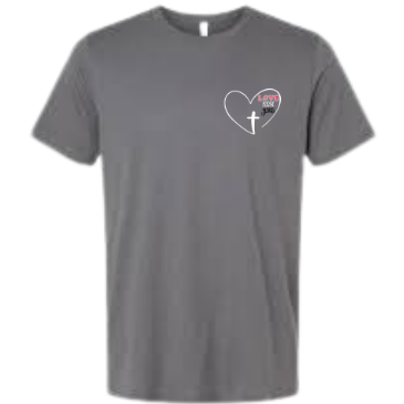 Love Like Jesus multi font Tshirt