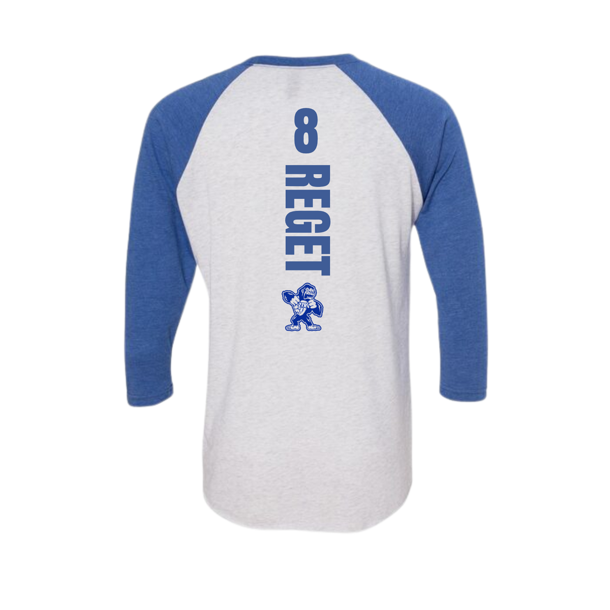 COMETS ZTR8 Gorilla Tri-Blend Unisex Raglan 3/4 Jersey T