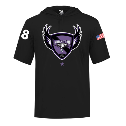 Indian Trail Player Short Sleeve Drifit Hood Tee