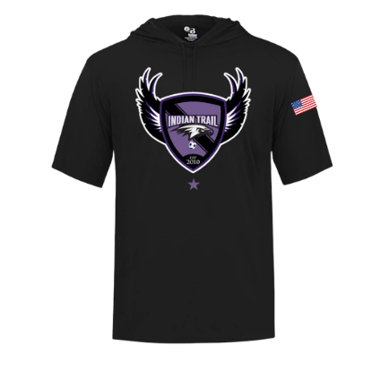 Indian Trail Player Short Sleeve Drifit Hood Tee