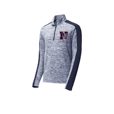 Nash Performance Quarter-Zip Pullover - Heathered Navy