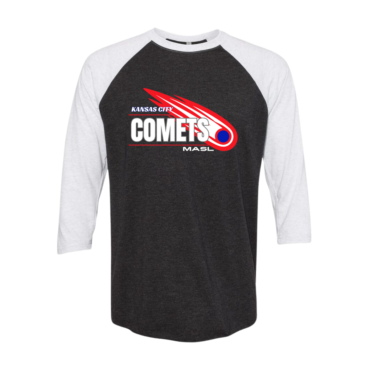COMETS Tri-Blend Unisex Raglan 3/4 Jersey T